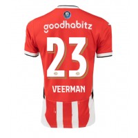 Fotbalové Dres PSV Eindhoven Joey Veerman #23 Domácí 2024-25 Krátký Rukáv